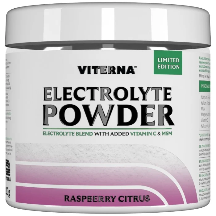 Viterna Electrolyte Powder Raspberry Citrus