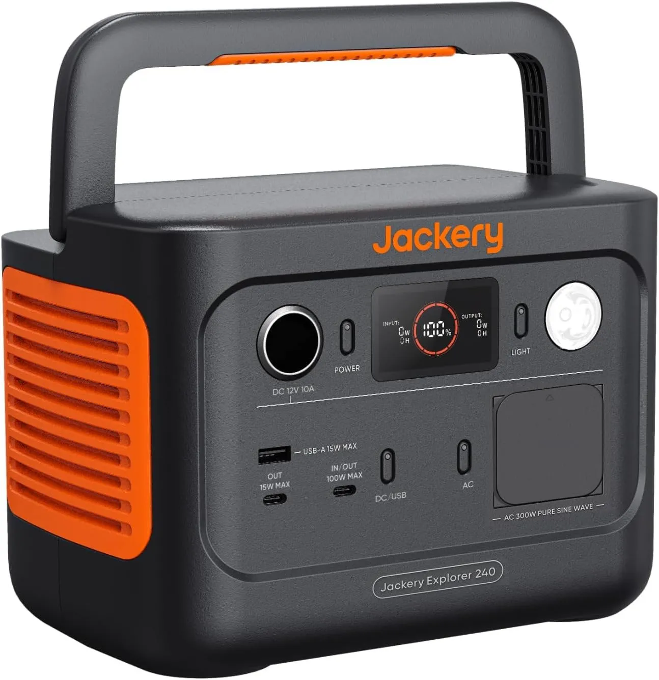 Jackery Explorer 240 V2 kraftstation 256 Wh 300 W / 600 W toppeffekt, EU