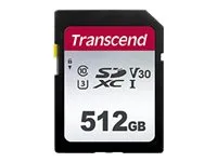 Transcend 300S - Flash-minneskort - 128 GB - Video Class V10/ UHS-I U3 / Class10 - SDXC UHS-I