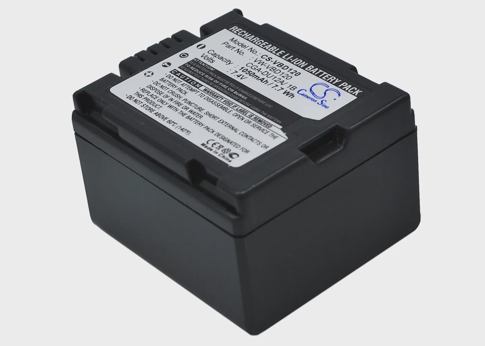Batteri till Kamera för Panasonic NV-GS10, NV-GS10B, NV-GS10EG m.fl.