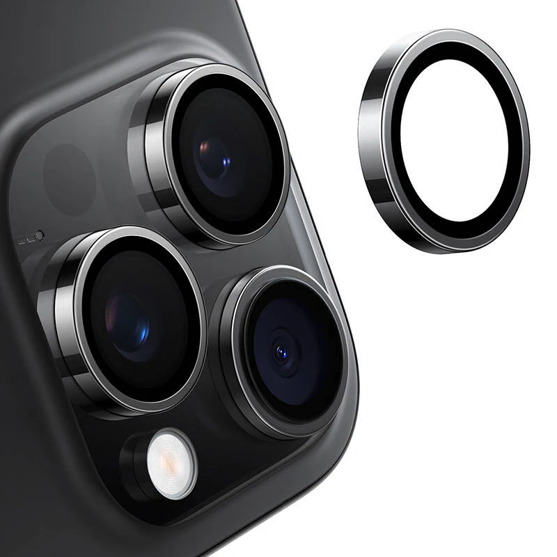 Lensguard kameraglas för iPhone 16/16 Plus (svart), bild 3