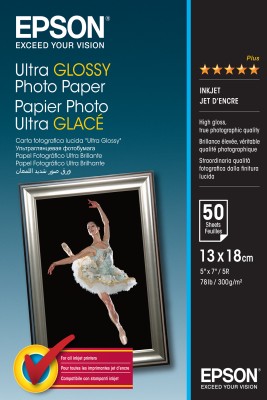 Ultra Glossy Photo 13x18cm 300gr 50blad