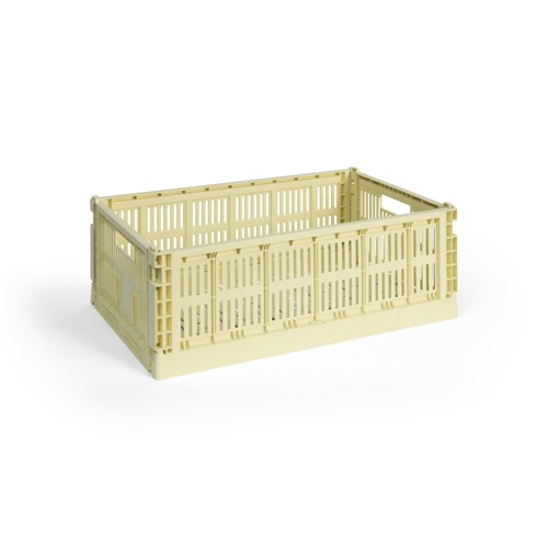 HAY - Colour Crate L Förvaringslåda (Ljusgul)