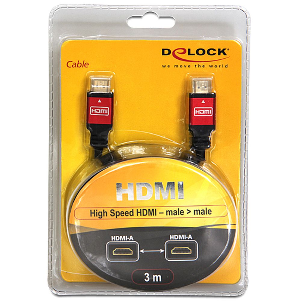 Delock HDMI-kabel 4K 30 Hz 2m, bild 2