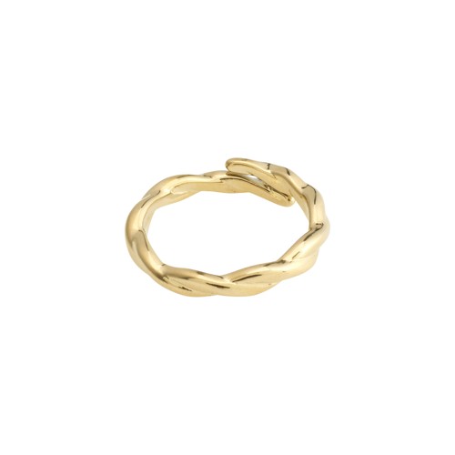 PILGRIM - Lulu Twirl Stack Ring - Gold - Adjustable Size