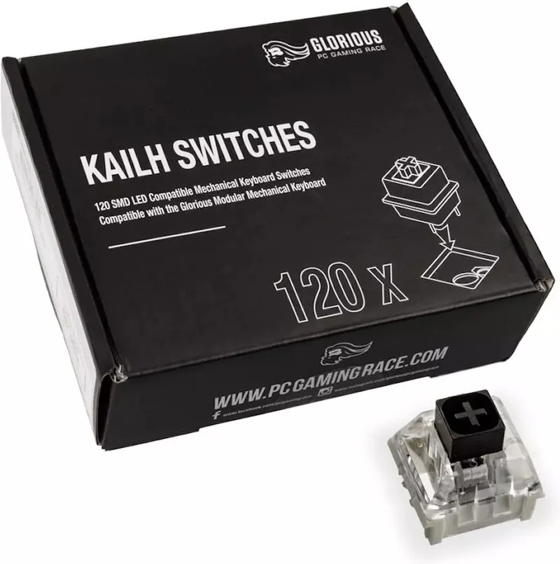 Glorious Kailh Box Black Switches (120 pcs)