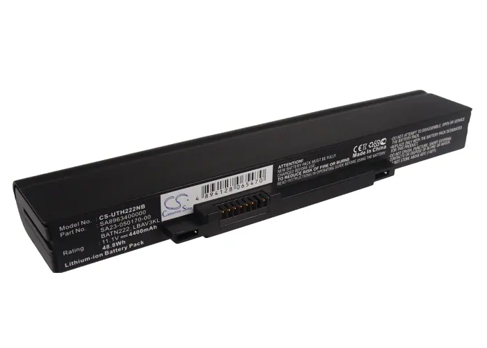 Batteri till Notebook, Bärbar dator för Jewel N222S, Topaz 9000