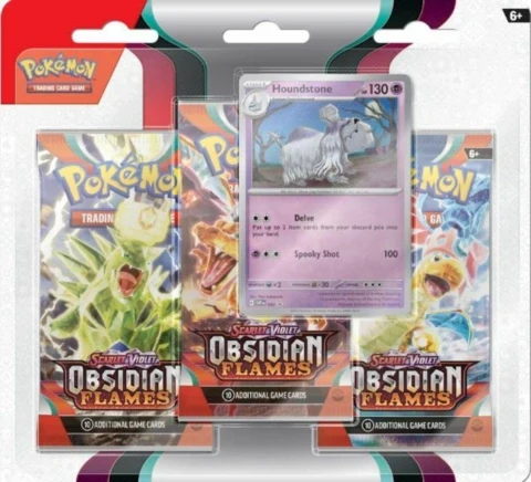 Pokemon Scarlet & Violet 3: Obsidian Flames Blister Boosters (3-pack)