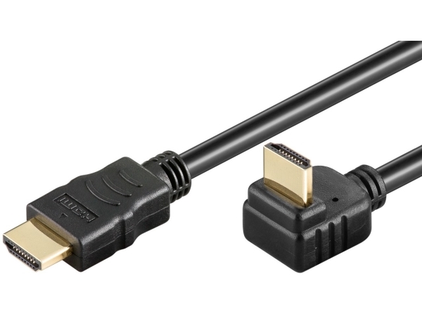 Goobay HDMI-kabel 270° vinklad, 2m – High Speed & 4K@60Hz