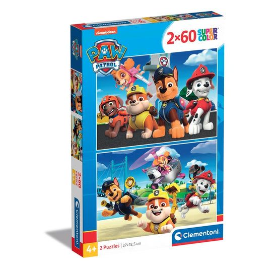 Paw Patrol-pussel, 2x60 bitar