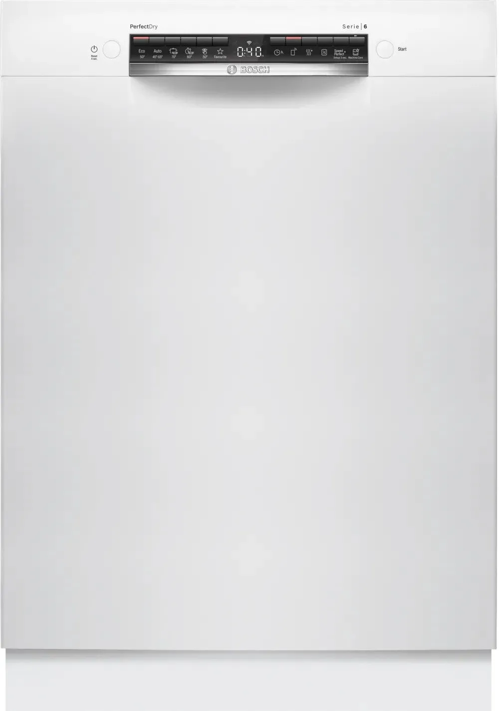 Bosch Serie 6 SMU6ZCW10S Diskmaskin (vit)