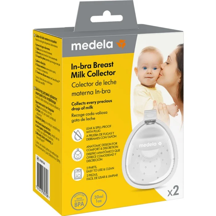 Medela In-bra bröstmjölksuppsamlare, 2 st