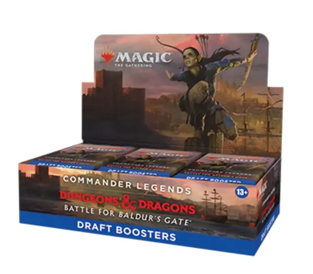 Magic The Gathering Battle for Baldurs Gate Draft Booster Box Display (24 boosters)
