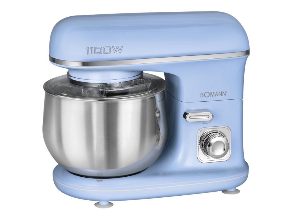 Bomann KM 6030 CB, Bordmixer, Blå, 5 L, 1100 W, 220 - 240 V, 50 Hz