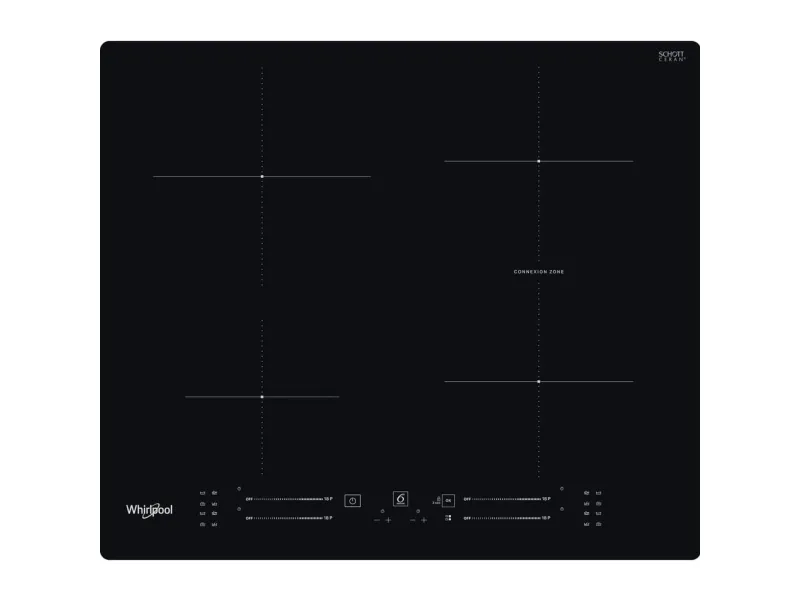 Whirlpool WB S2560 NE induktionshäll 59 cm 4 zoner, svart