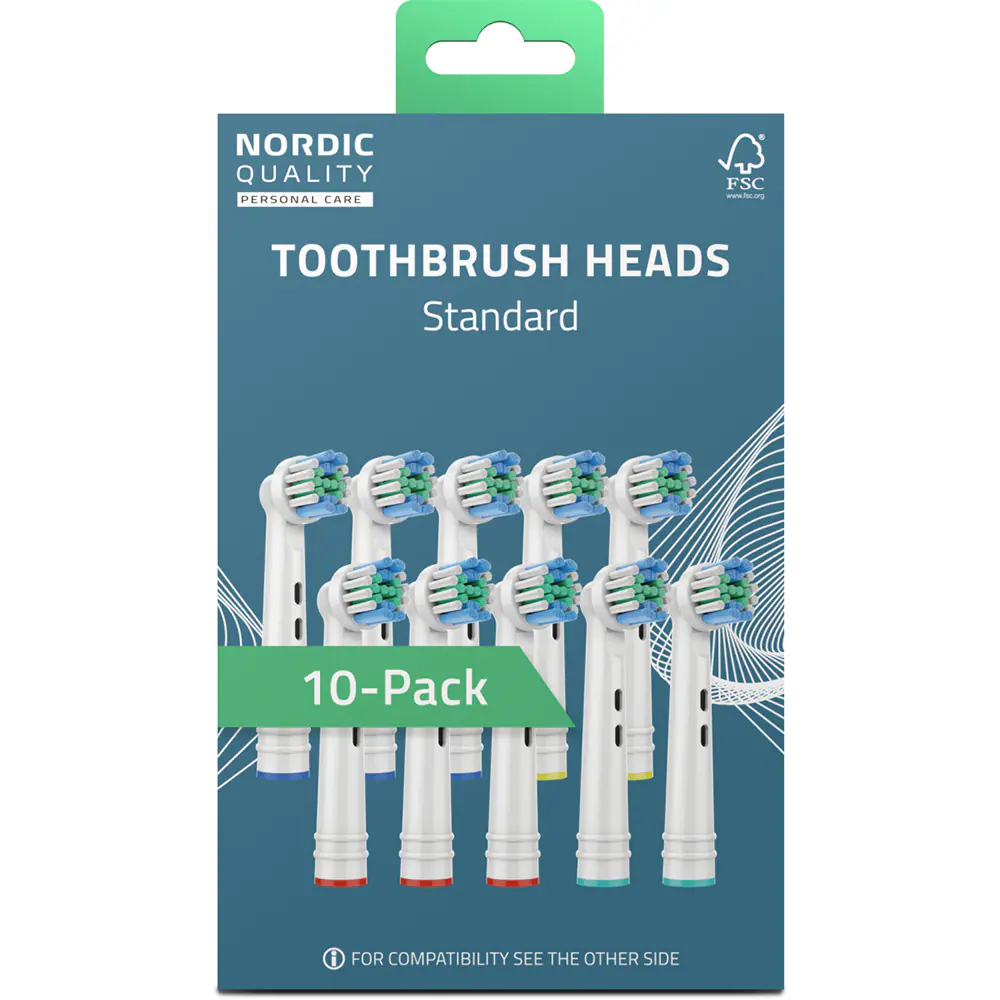 Nordic Quality Tandborsthuvud till Oral-B 10-pack, bild 2