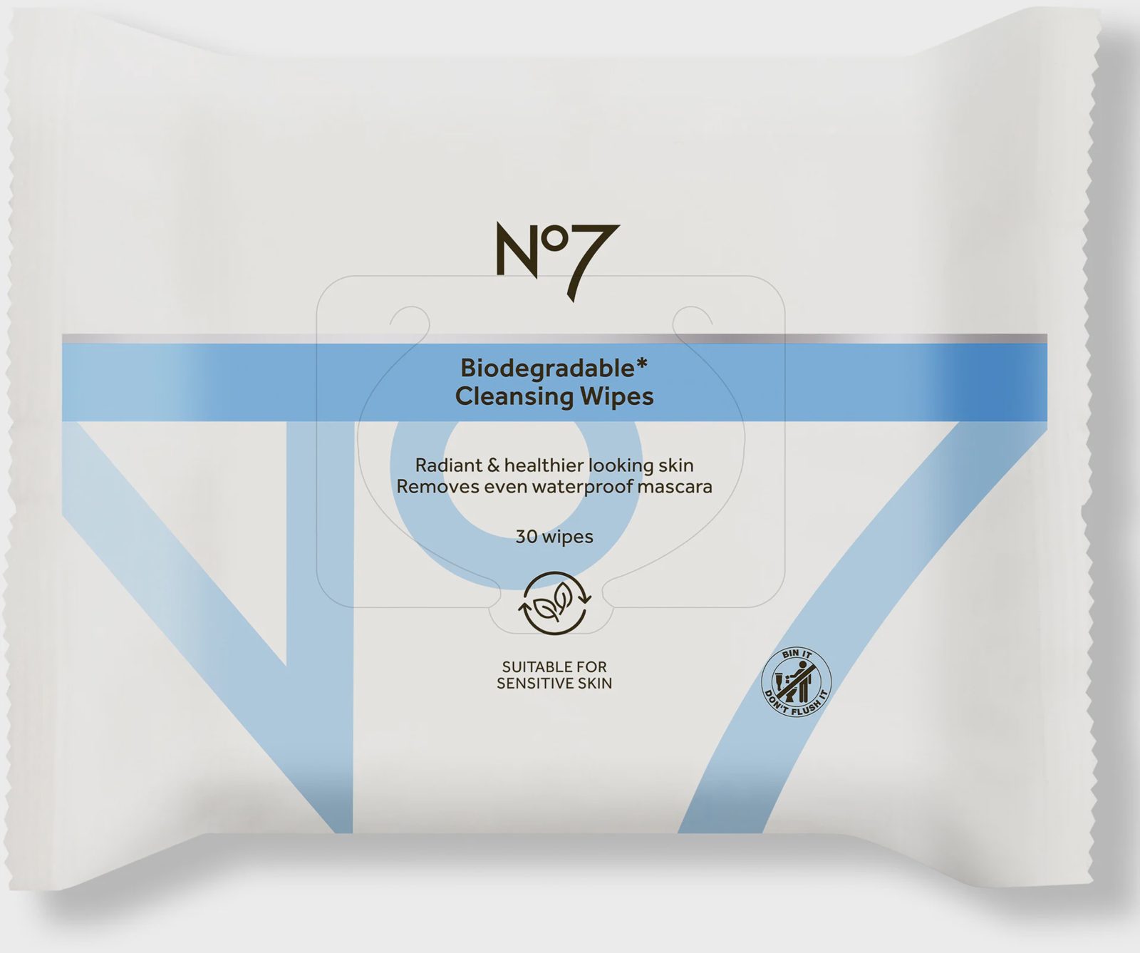 No7 Essential Cleansing Biodegradable Wipes 30 st