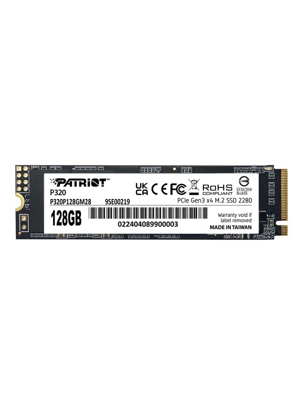 Patriot P320 - SSD - 128 GB - PCIe 3.0 x4 (NVMe)