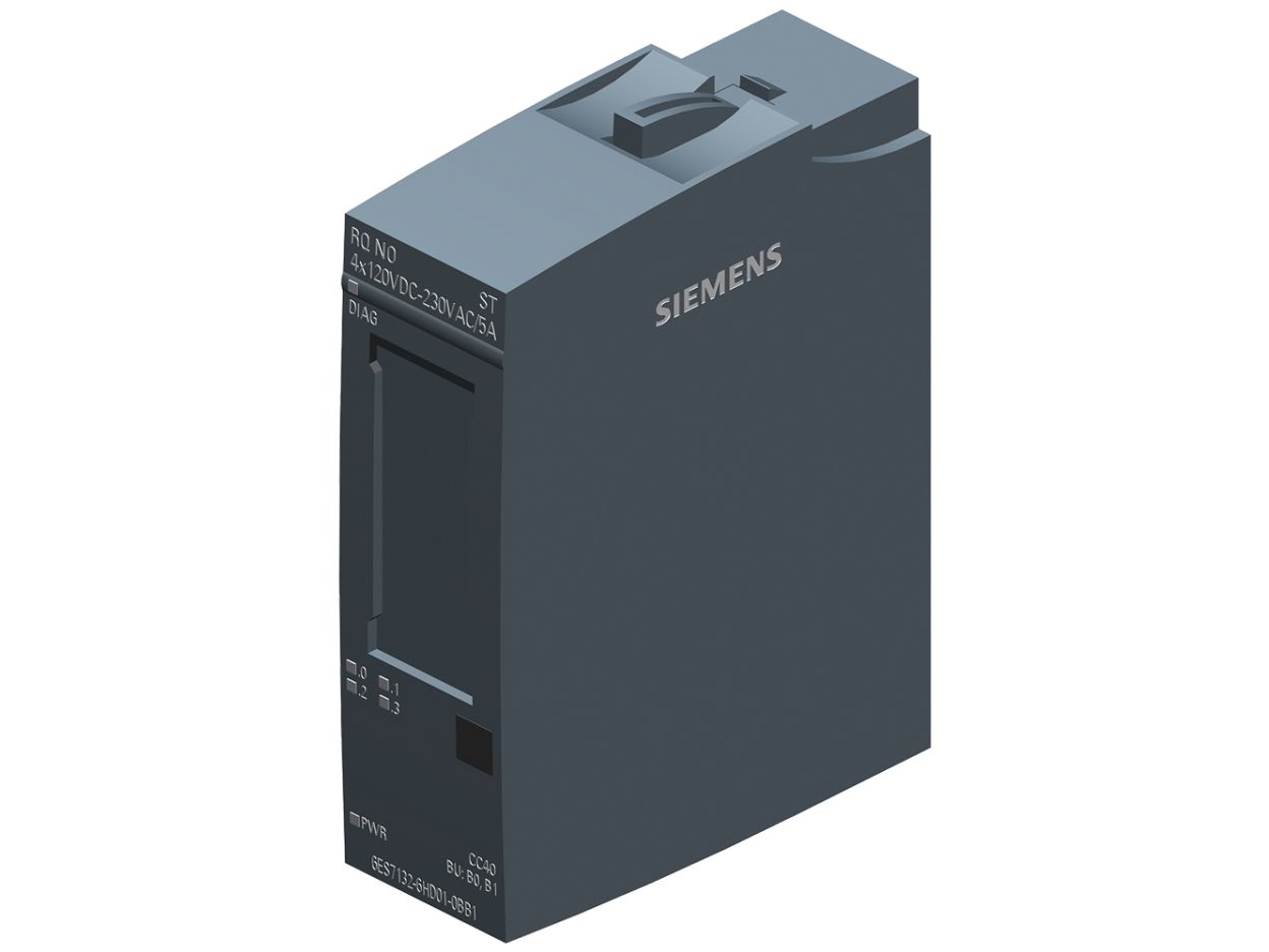 Siemens 6ES7132-6HD01-0BB1, inomhus, IP20, Multifärg, CE, RoHS, REACH, 73 mm, 45 g