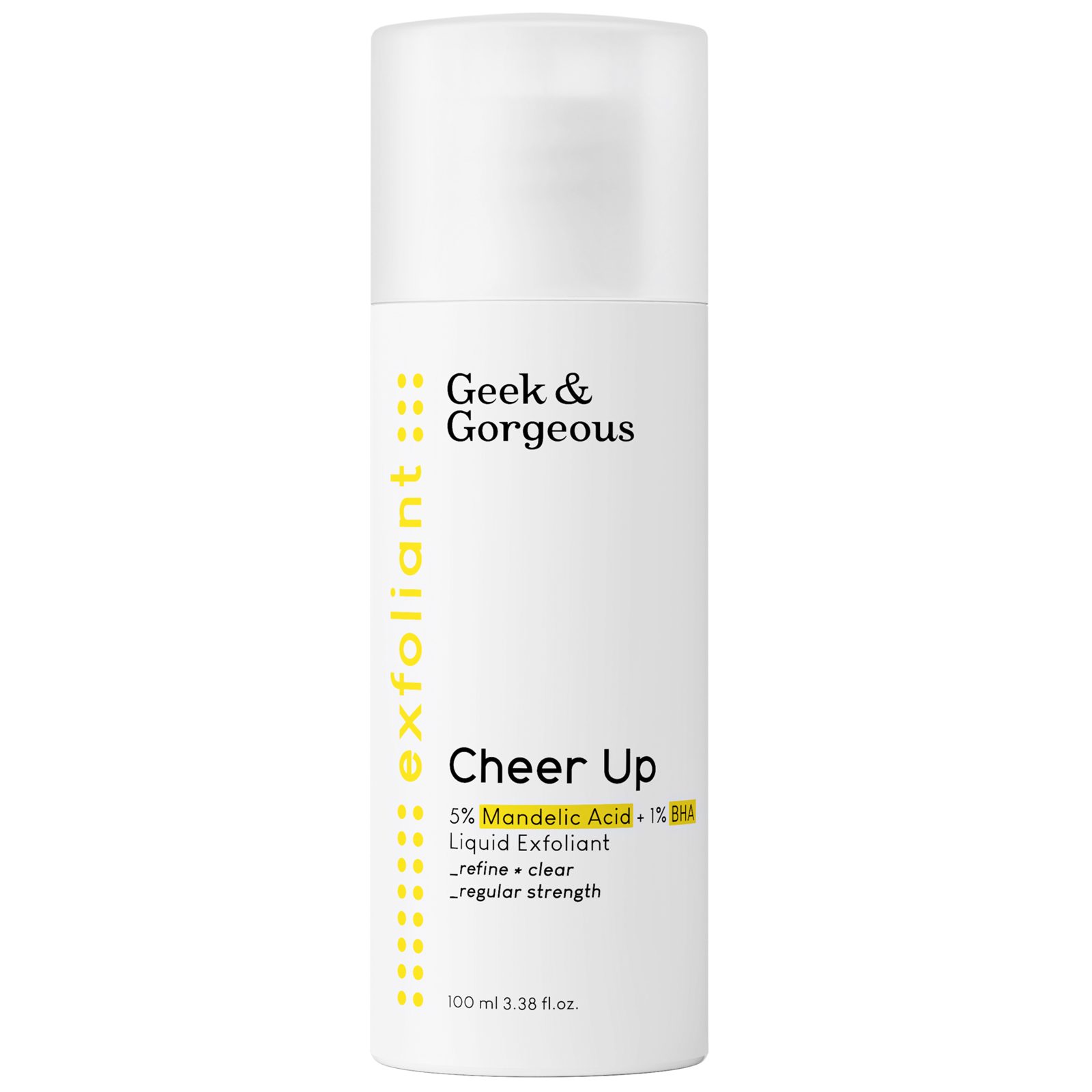 Geek & Gorgeous Cheer Up Mandelsyra+BHA-toner 100ml, 100 ml