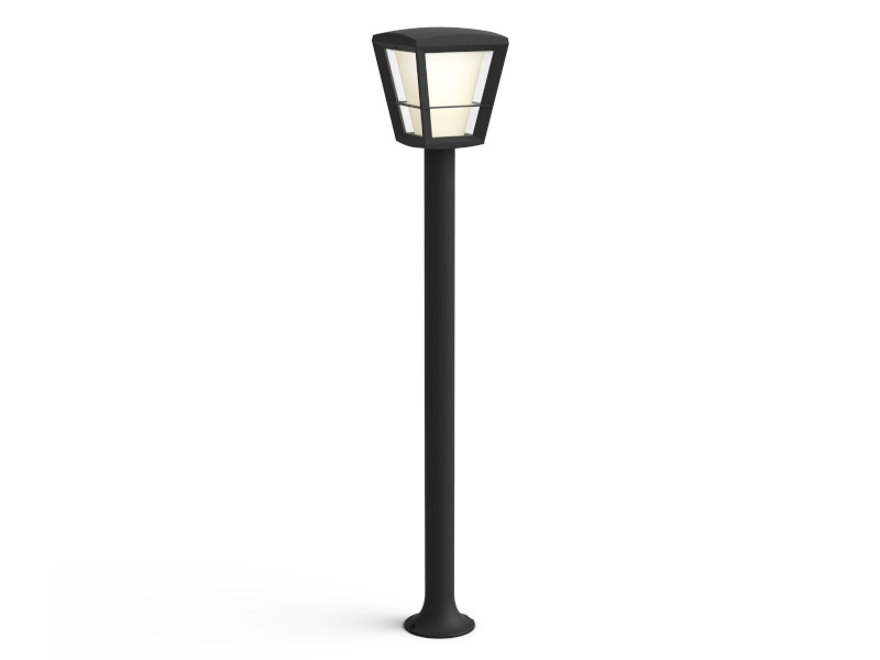 Philips Hue Econic WACA svart stolplampa