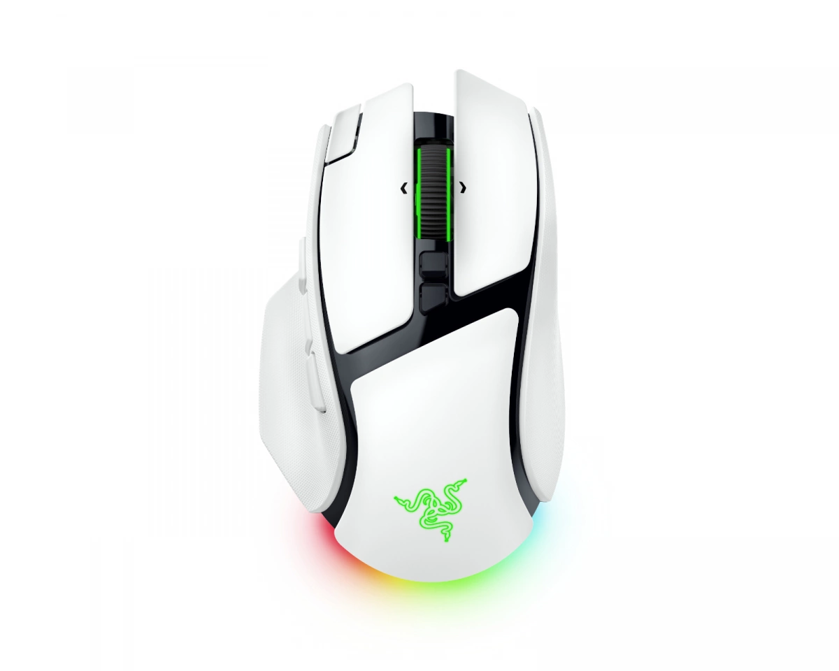 Razer Basilisk V4 Pro Gaming Mus - Vit
