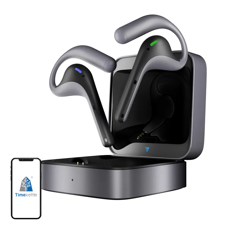 Timekettle W4 Pro översättningshörlurar, öppen design, svart