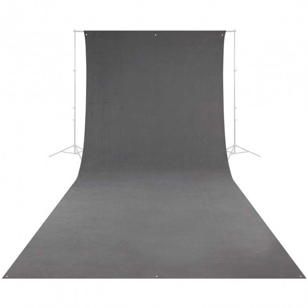 Westcott Wrinkle-Resistant Backdrop Bakgrund 2.7 x 6.1m, Neutral Gray