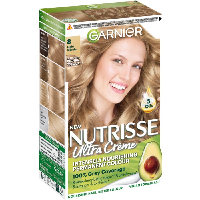 Garnier Nutrisse Cream 8 Vanilla Blond 1 pcs