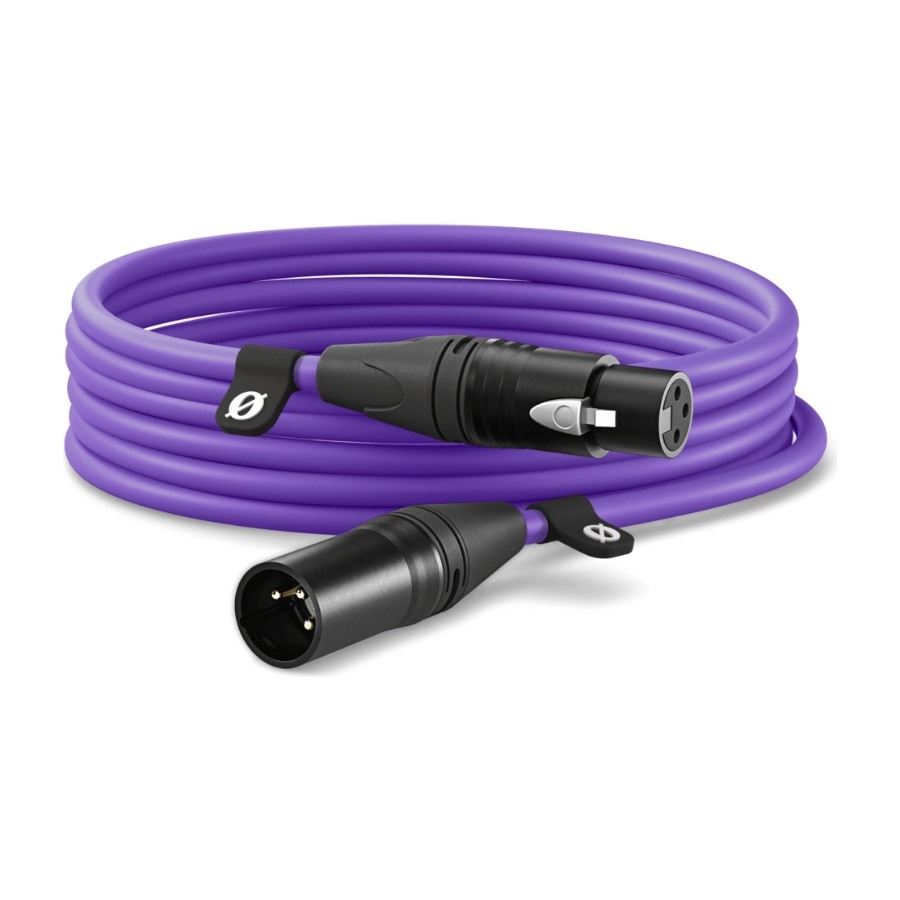 RØDE XLR-kabel 6 m, lila