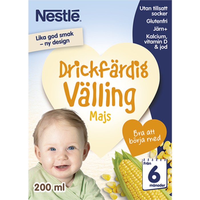 Nestlé Majsvälling Drickfärdig 200 ml