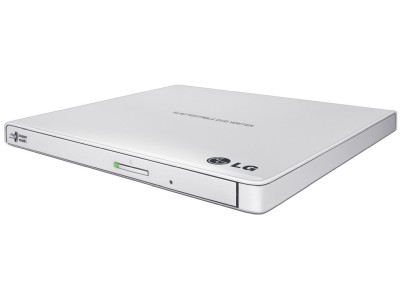 LG Slim External DVD Reader/Burner, vit (gp57ew40)