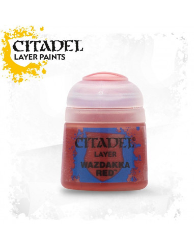 Warhammer Citadel Wazdakka Red Layer Paint
