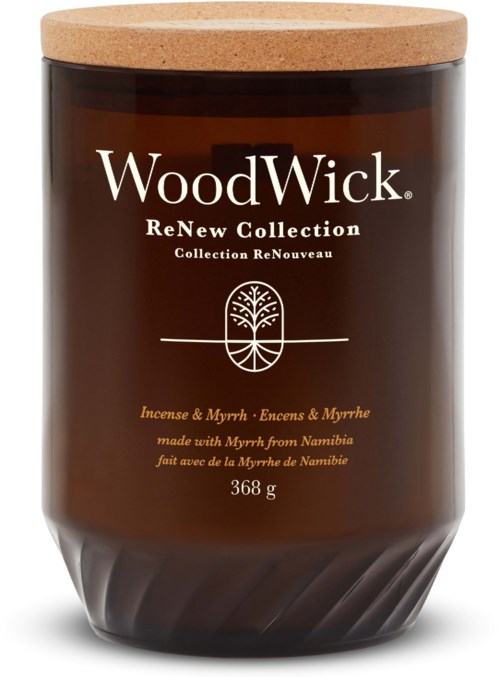 WoodWick Incense & Myrrh Renew Candle Large