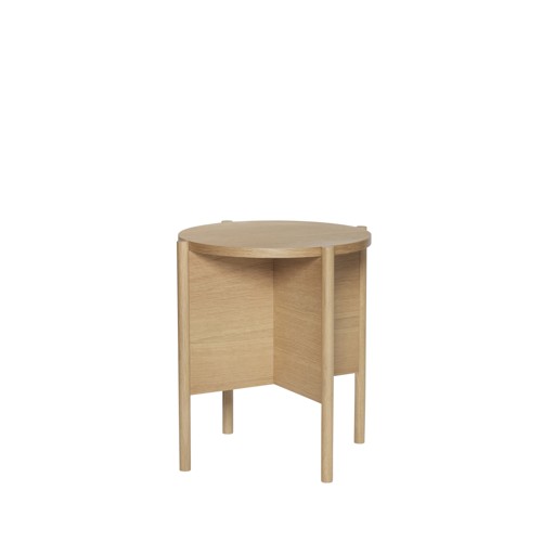 Hübsch – Heritage Sidobord – Ø45 cm – Ek