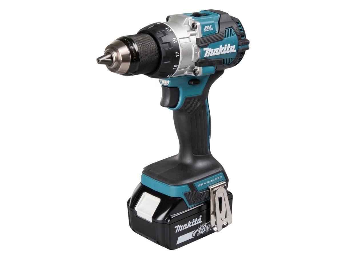 Makita DHP489RTJ 18V slagborrskruvdragare 73/40 Nm, 2x5,0Ah
