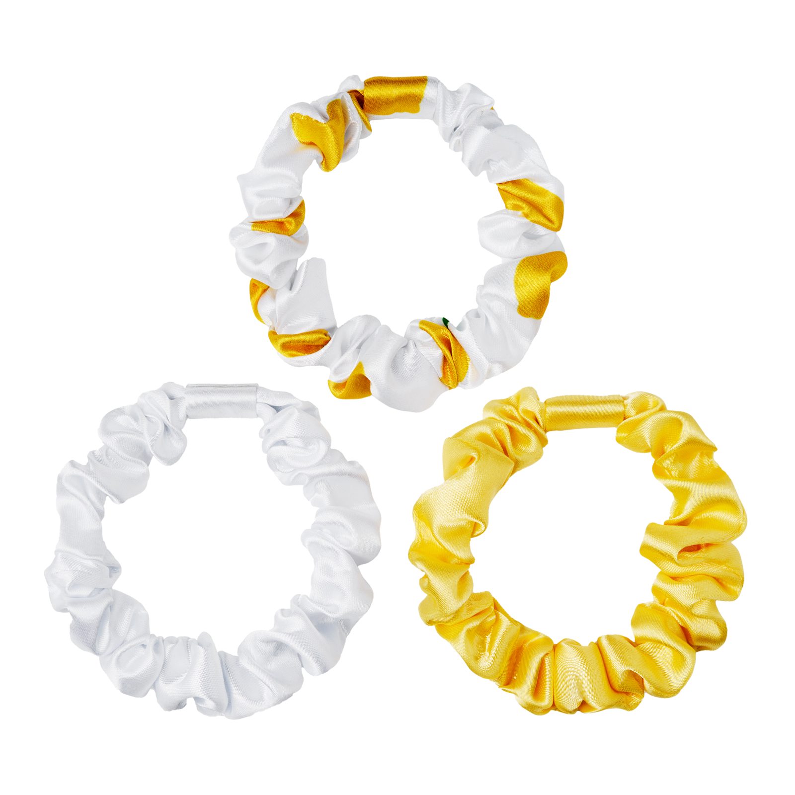 KICKS Beauty Slim Scrunchies 3-pack Lemon 3 pcs Lemon 3 pcs