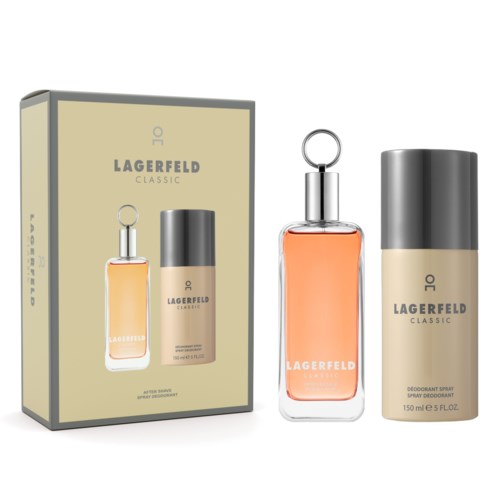 Karl Lagerfeld Gift Set Classic After Shave Lotion 100 ml + Deo Spray 150 ml