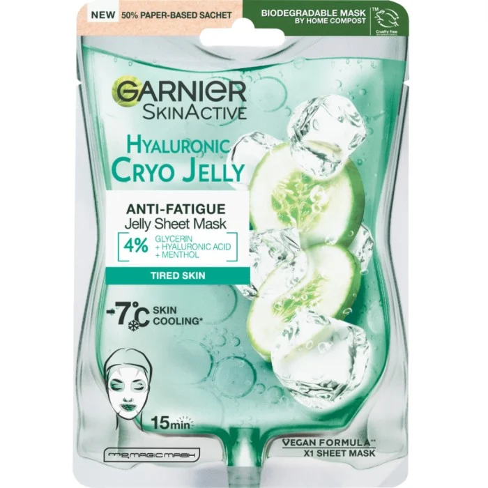 Garnier Cryo Jelly Sheet Mask Face 27 g, bild 2