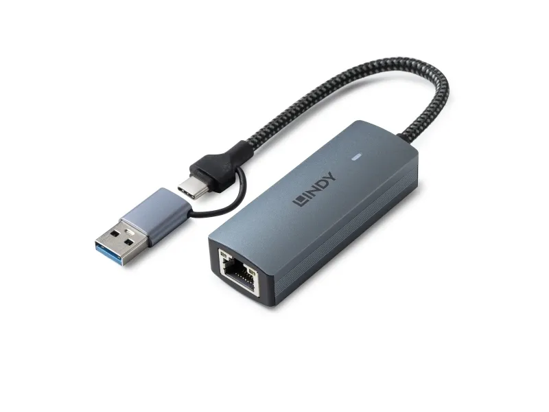 Lindy USB 3.2 Gen 1 to 5G Ethernet Converter
