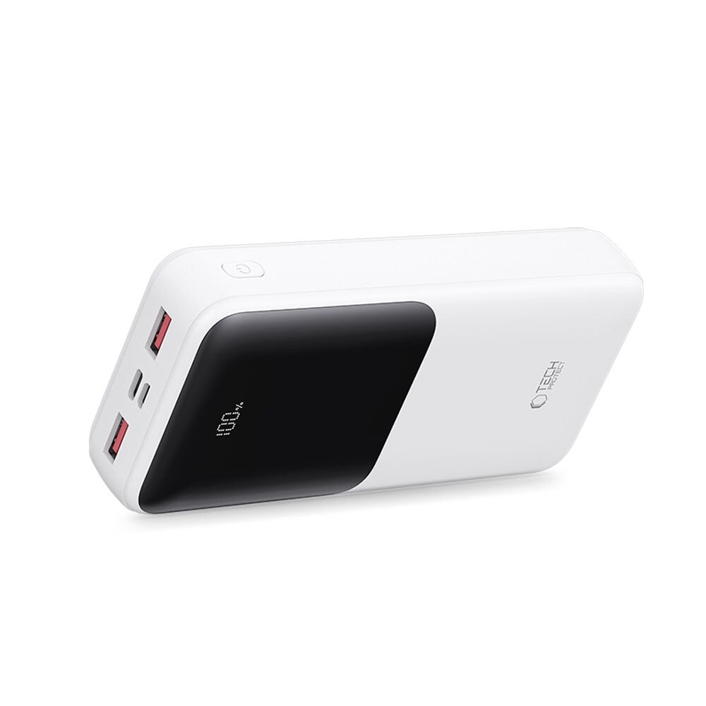 Powerbank Tech-Protect PB02 20000mAh 22,5W - vit, bild 2