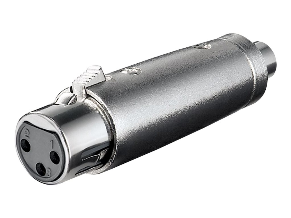 Adapter XLR-hona till RCA-hona