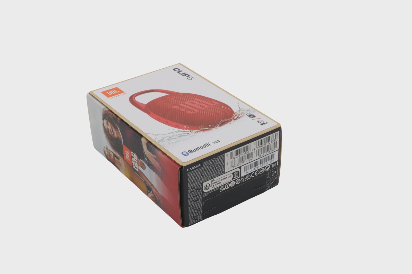 JBL Clip 5 Bluetooth-högtalare, röd, bild 3