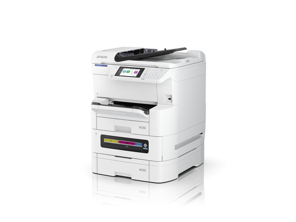 Epson WorkForce Pro EM-C8100RDWF multifunktionsskrivare (vit), bild 2