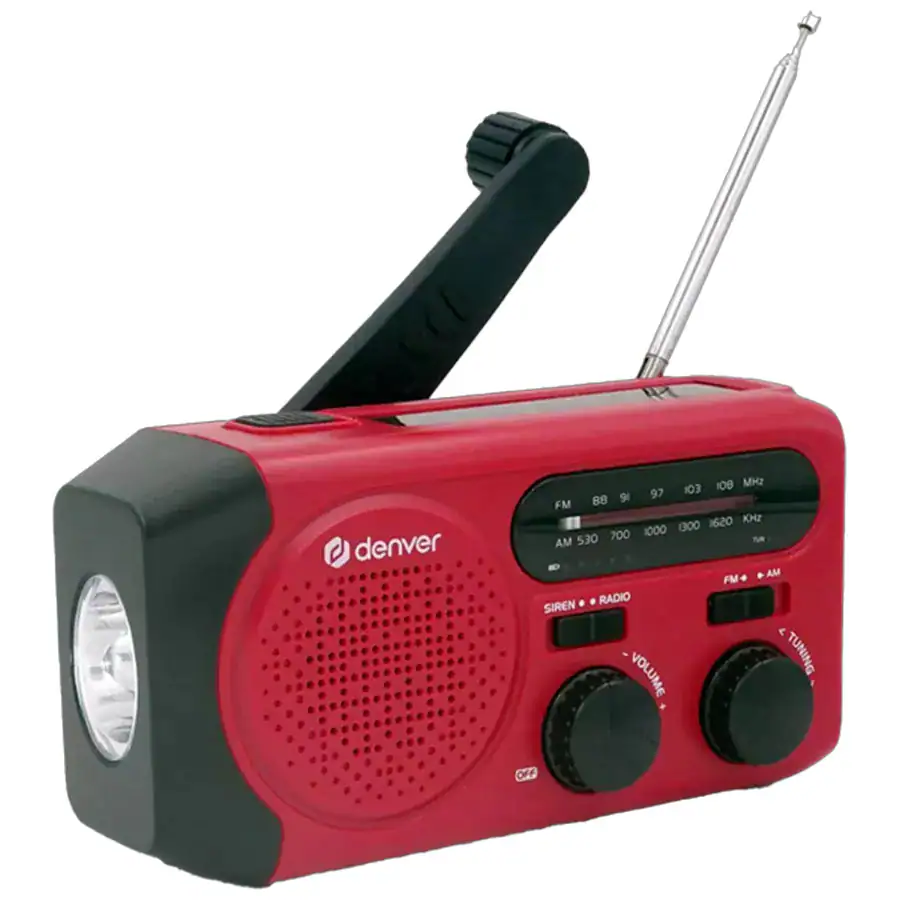 Denver SCR-2010 vevradio med solpanel