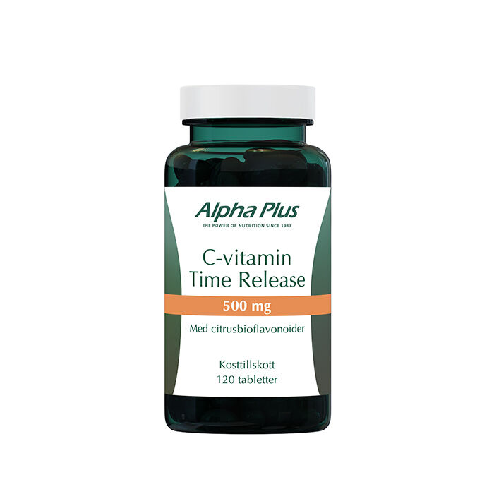Alpha Plus C-vitamin Time Release 500 mg 120 tabletter, bild 3