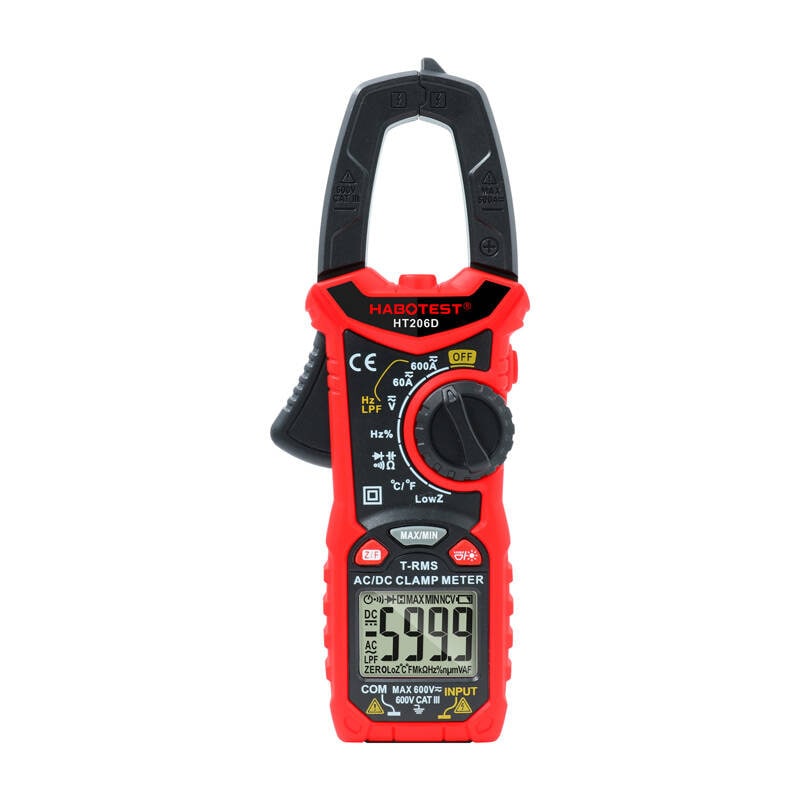Digital tångmätare Habotest HT206D True RMS , NCV, LPF