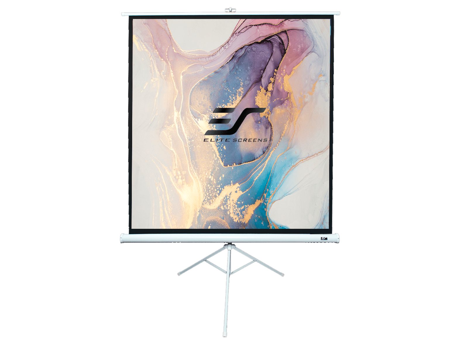 Elite Screens projektorduk med stativ, 71", 1:1, vit, bild 3