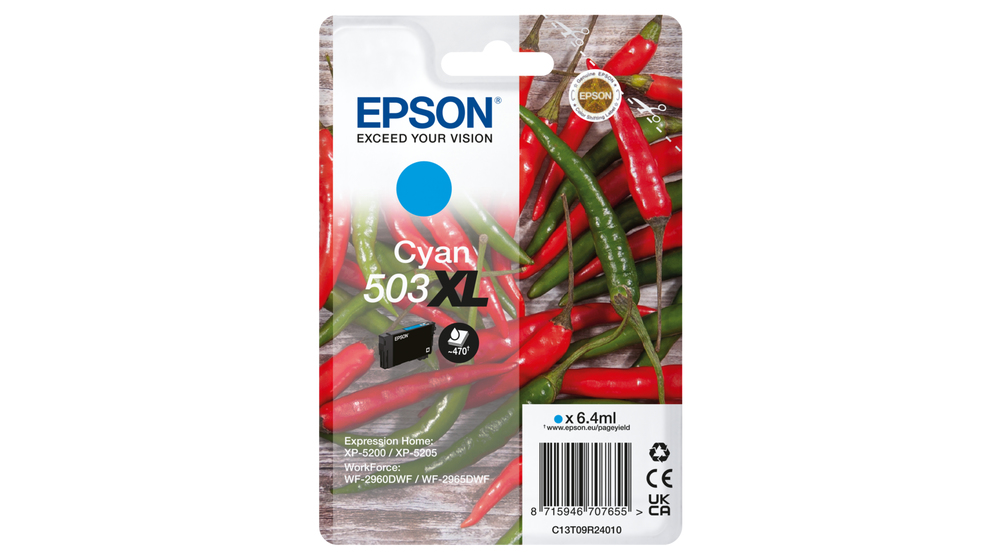 Epson 503XL Cyan, 503 sidor, bild 2