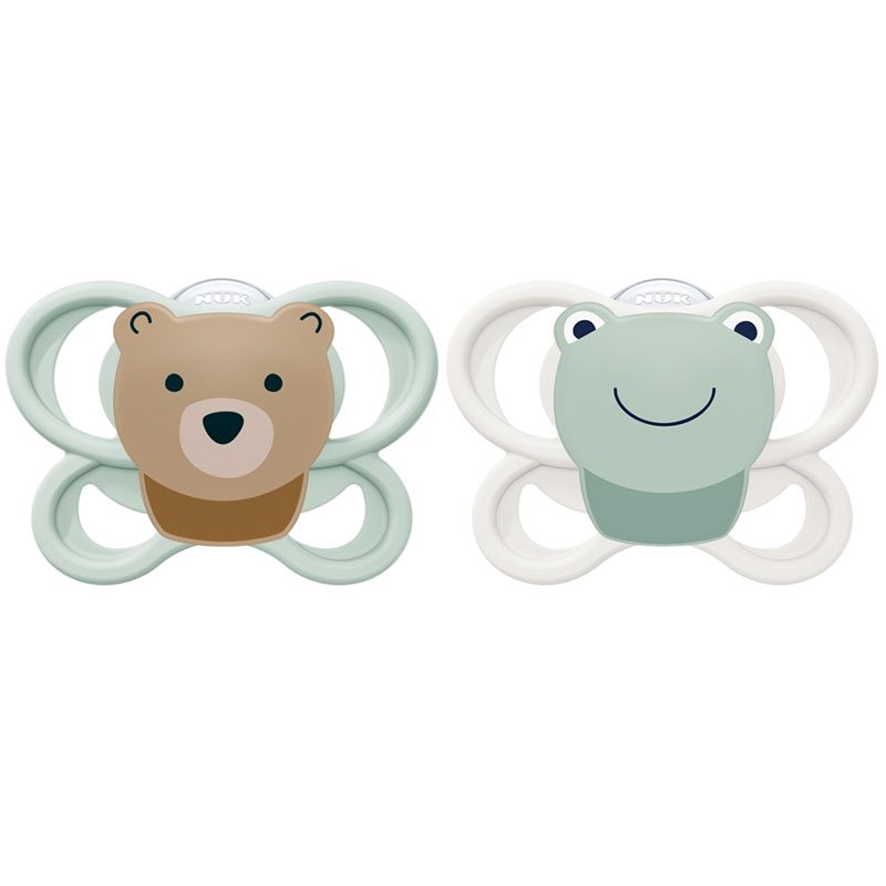 NUK Perfect match Air Bear/Frog 0-6 mån , 2 st, bild 4